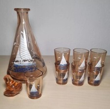 Service A Liqueur En Verre