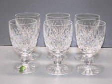 -6 VERRES CRISTAL IRLANDAIS