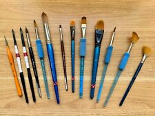 Lot de pinceaux aquarelle - différents formats et styles