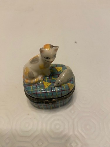 Boite pilules porcelaine - boite,