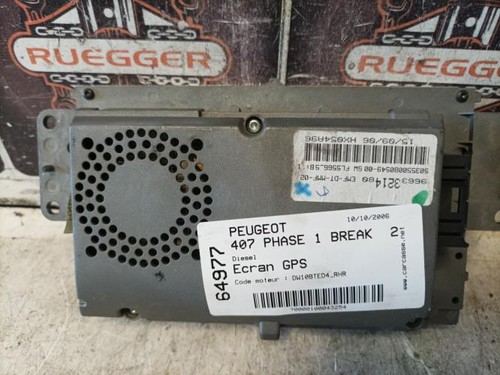 Ecran gps peugeot 407 phase - ecran, 1