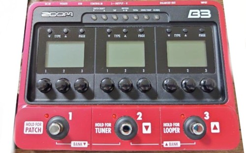 Zoom bass effects and amp - zoom, b3