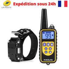 Collier Anti Aboiement et Dressage Électrique pour Chien Rechargeable