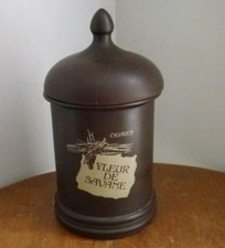 Pot à cigares ou tabac en céramique Fleur de Savane
