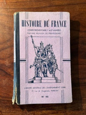 LIVRE SCOLAIRE/ECOLE LIBRE/HISTOIRE DE FRANCE 1945 CE1 CE2