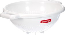 CURVER Passoire à Pieds – Idéale pour légumes, pâtes, riz – Sans BPA – Blanc