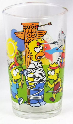 Les simpsons verre à - verre,