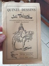JOEL THEZARD QUINZE DESSINS CATALOGUE EXPOSITION RECAPITULATIF DE SON OEUVRE 