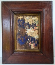 Peinture Nouveau Réalisme Street Art "Vous Revoir" Suiveur Jacques Villeglé 1960