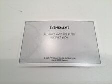 CARTE ÉVÉNEMENT ALLIANCE