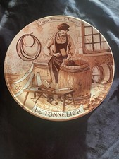 Assiette Vieux Métiers De France - Le Tonnelier - Grès - Castelroux