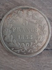 5 Francs Louis Philippe 1833A