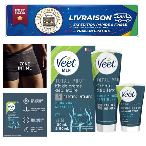 Veet men kit épilation intime - veet,
