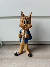 Grand pouet ancien Chat en costume humanisé 33cm