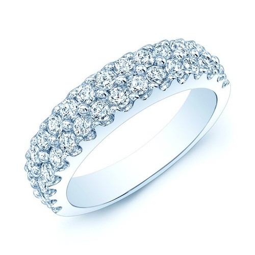 Diamant mariage bande - ct,