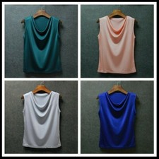 Femme Soie Débardeurs Gilet