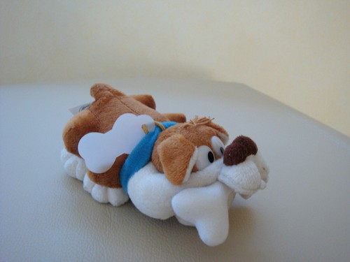 Peluche chien kinder surprise - kinder,