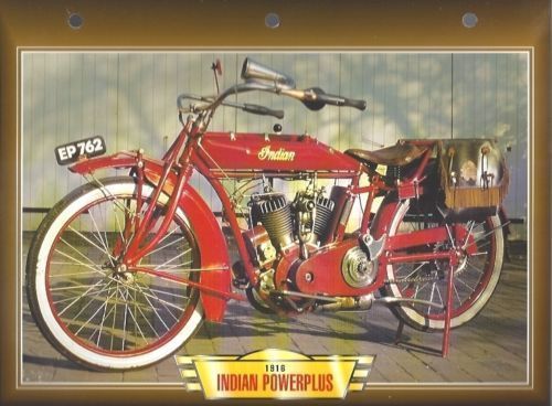 Carte fiche moto - moto, indian