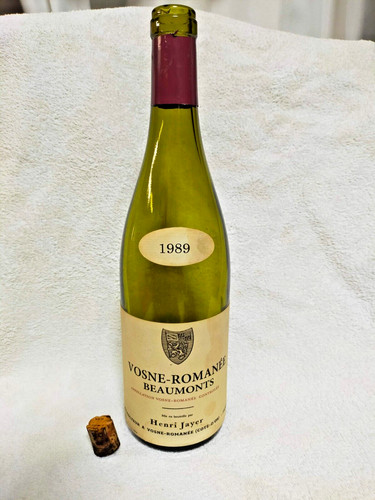 1989 henri jayer vosne romanee - jayer,