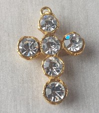 Ancien pendentif doré, forme