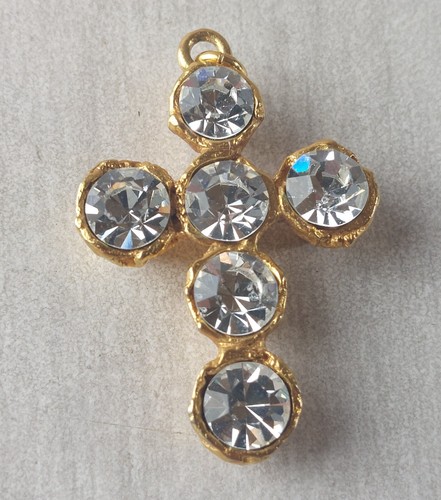 Ancien pendentif doré forme - pendentif, doré,