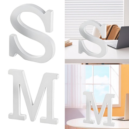 Lettre bois blanc - bois, blanc,