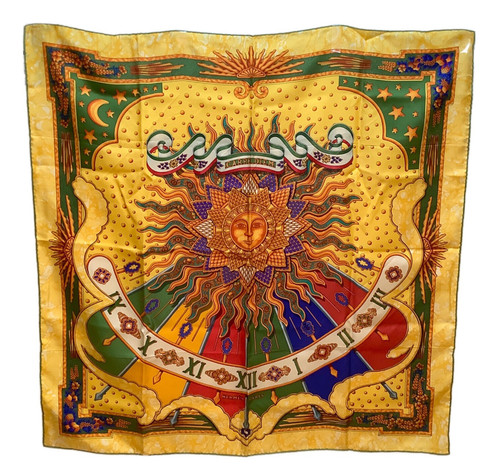 Foulard hermes soie - carré, 90