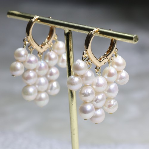 Boucles oreilles perles - d'oreilles,