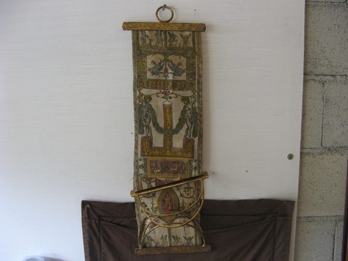Ancien tissus mural - , décoratif