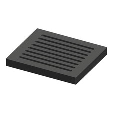 Grille de cheminée - convient au poêle de cheminée [290 x 245 x 30 mm] poêle