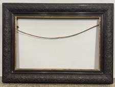 Cadre ancien 6P style Napoléon III Feuillure: 28x43cm Entier: 41x56cm Vue: 27x41