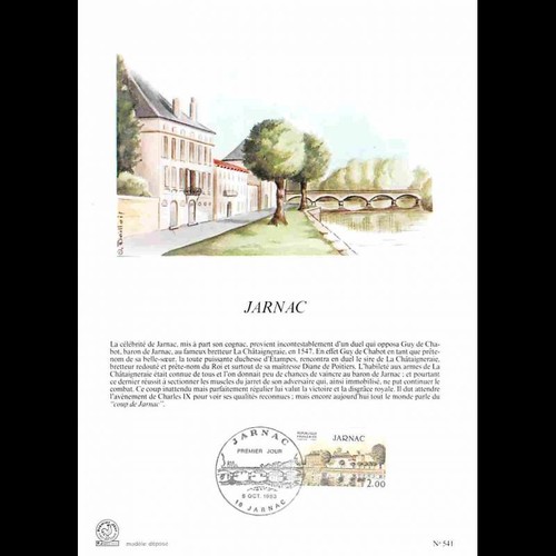 Encart papier glacé jarnac - encart,