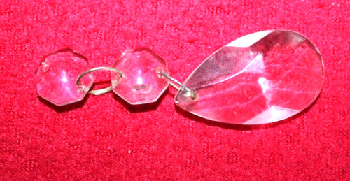Pampille verre goutte - pampille, en