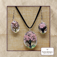 Parure Collier + Boucles