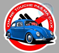 STICKER COCCINELLE ON NE TOUCHE PAS A MA COX AUTOCOLLANT CD157