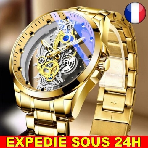 Montre quartz luxe homme - montre,