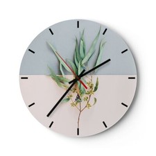 Horloge murale en verre