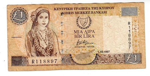 Chypre cyprus billet pound - chypre, 1