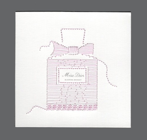 Carte publicitaire miss - publicitaire, dior