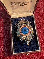 Rare Insigne Baromètre Elu Conseil Général du Var Modèle 1848 Email