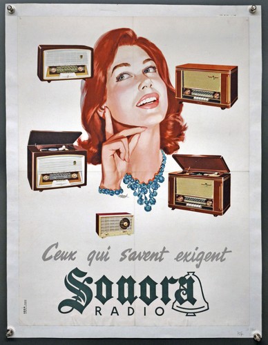 1960 affiche sonora radio - affiche,