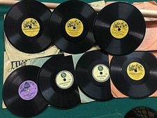 LOT DE 7 DISQUES 78 T.enfants