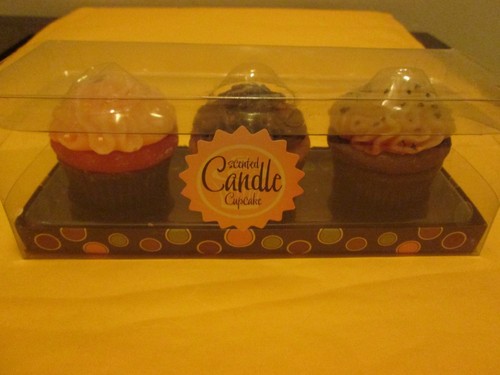 Scented candle cupcakes set - cupcakes, of