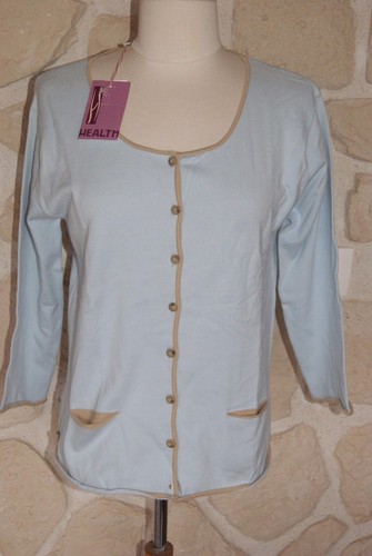 Gilet court bleu - , neuf