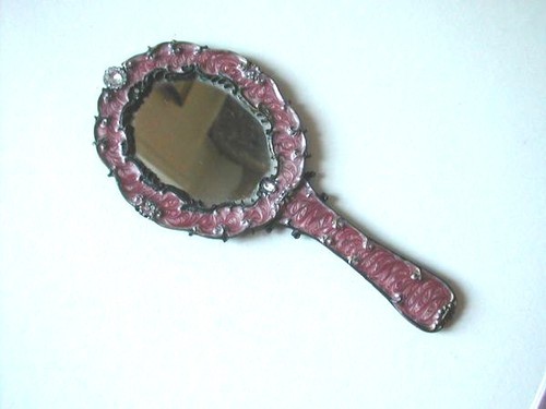 Glace miroir emaille - *, rose