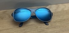 Ancienne Paire de Lunettes de Soleil Rossignol Vintage Aviateur Miroir Bleu