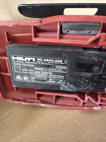 Hilti sd4500 a22 drywall - hilti, sd4500-a22