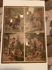 Rare Véritable Puzzle ancien