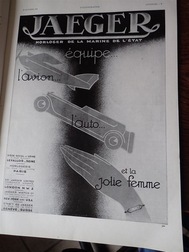 Jaeger horloger marine - de, la