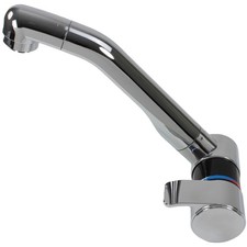 Robinet Mitigeur Londres / Parme + Interrupteur Pivotant Noir/Chrome